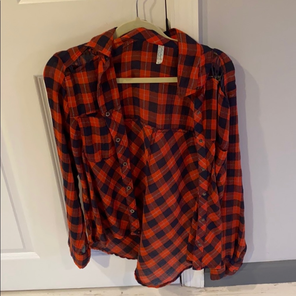 Orange & Blue Flannel
